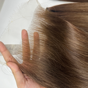 8 - 32 pouces de haute qualité cheveux bruts vietnamiens dentelle frontale perruque texture droite HD dentelle pour les femmes noires non traitées avec la taille du bonnet - Product Image 1