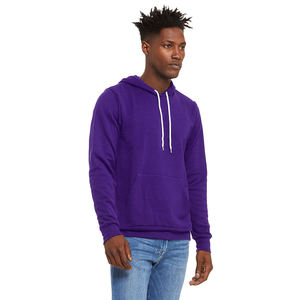 Sweat-shirt thermique d'hiver unisexe Pull oversize à manches longues avec poches avant Sweat à capuche unisexe brodé Sweats à capuche pour hommes - Product Image 6