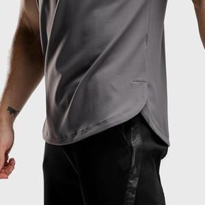 Camiseta Deportiva Extra Grande para Hombre, Personalizada con Etiqueta Privada, Sin Mangas, de Algodón, para Gimnasio, Diseño Moderno - Product Image 3