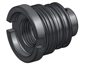 Tuerca Porta pasa Linea cắm ren 4140 biển 1210 thép đường kính <span class=keywords><strong>1010</strong></span> 3 1/8 inch Hộp mực đấm đầu <span class=keywords><strong>CNC</strong></span> gia công NUT - Product Image 1