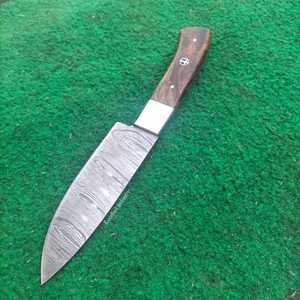 มีดทำครัวด้ามไม้มีดทำครัวทำด้วยมือปลอกหนังออกแบบได้ตามต้องการและคม - Product Image 5