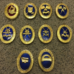 Collier de chaîne de Regalia maçonnique sur mesure en gros dans toutes les couleurs collier de chaîne de 33 degrés Ronpex - Product Image 2