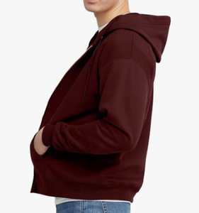 Sudadera con Capucha para Hombre, 100% Algodón, Forro Polar de Invierno, Cierre Completo con Bordado e Impresión Digital, Ecológica - Product Image 3