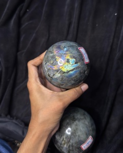 Natural High Quality Full Flashy Labradorite Sphere <b>Crystal</b> <b>Ball</b> Polished Healing Stone Home Decoration - Product Image 1