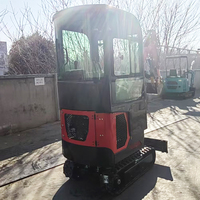 Mini-excavatrice Yuanxing avec moteur Kubota ou Yanmar, 0,8 tonne, 1 tonne, 1,2 tonne, matériel de terrassement familial