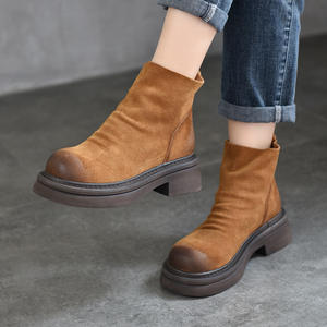 Bottes hautes pour femme à bout pointu brillant, talon chaton, talon bas, pour soirée, bureau et usage décontracté - Product Image 1