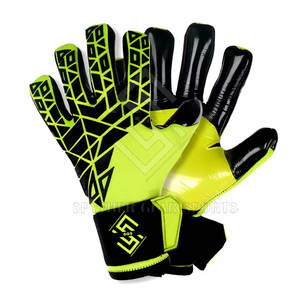 Gants de gardien de but en latex de haute qualité, coupe négative, sur mesure, fermeture à scratch antidérapante, protection des doigts, unisexe - Product Image 1