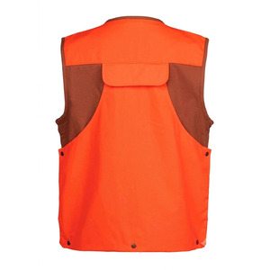 Gilet de chasse imperméable personnalisé multi-poches en toile pour homme, idéal pour le tir et la pêche en extérieur - Product Image 4