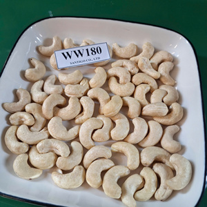 SANTIGO Kaju Badam W180 Cashew <b>Nuts</b> Custom Packaging Cashew <b>Kernels</b> W180 - Product Image 1