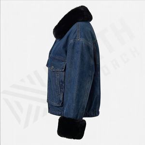 เสื้อแจ็คเก็ตยีนส์ลำลองคุณภาพสูงสำหรับผู้หญิง สไตล์ขาดๆ ซีซั่นซัมเมอร์ ราคาขายส่ง แฟชั่นสตรีทแวร์ เสื้อโค้ท - Product Image 3