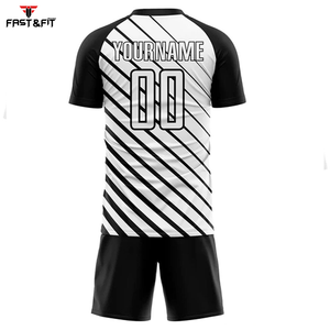 Vente chaude conception populaire sublimation personnalisée 100% vêtements de football en polyester ensemble d'uniformes de football sur mesure - Product Image 4