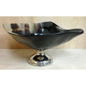 Cuencos para mezclar con cuerno de Plata de Calidad de lujo, vajilla con forma de bandeja, cuenco para comida, cuencos para servir frutas secas, diferentes tamaños, naturales a la venta - Product Image 6