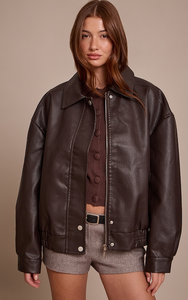 Veste de moto pour femme en tricot vintage imitation, respirante et imperméable, prix d'usine - Product Image 5