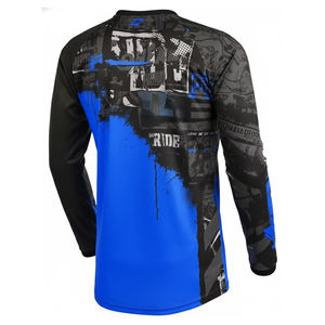 Maillot de course personnalisable pour homme 100% polyester respirant coupe-vent pour course automobile moto Moto Vêtement de course personnalisé sublimé - Product Image 2