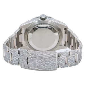 Relojes Mecánicos Analógicos de Acero Inoxidable con Incrustaciones de Diamantes de Moissanita, Joyería Fina de Moda de Lujo para Hombre - Product Image 5