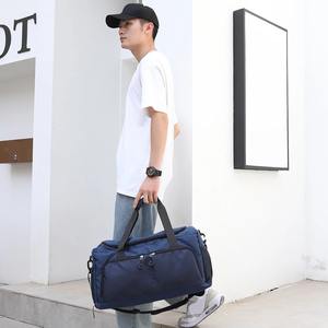 Bolsa de viaje con compartimento para zapatos, bolsa deportiva para llevar, bolsa de fin de semana para mujeres y hombres, para viajes, entrenamiento deportivo - Product Image 4