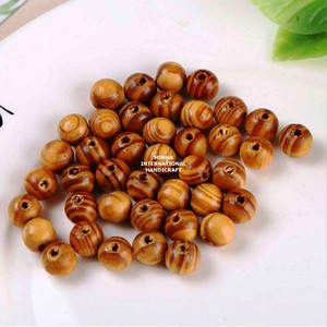 Perles en bois carrées naturelles en vrac 10 mm Forme personnalisée et perles en bois colorées Forme et taille personnalisées Produit artisanal indien - Product Image 2