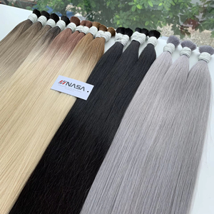 Precio al por mayor Extensión de cabello a granel 100% Virgen Extensiones de cabello humano vietnamita - Product Image 1