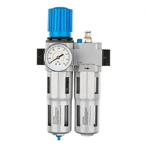Vannes et lubrificateur pneumatiques en alliage d'aluminium de type Festo pour climatiseur double FRL pour machines - Product Image 1