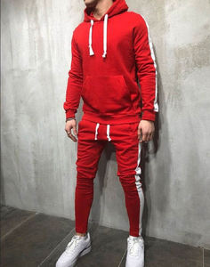 Top Fabric Streetwear Oversized Drop Shoulder Hoodie y Pantalones rectos Conjunto de chándal de 2 piezas Conjunto de pantalones de chándal de peso pesado - Product Image 3