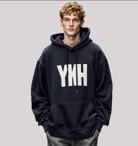 เสื้อมีฮู้ด320GSM พรีเมี่ยมสำหรับทุกเพศเสื้อกันหนาวผ้าฝ้ายสวมใส่สบายเครื่องแต่งกายลำลองให้ความอบอุ่น - Product Image 1