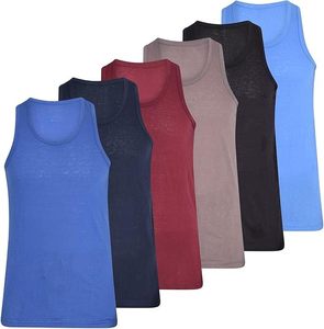 Nouveau style d'été – Gilet polyvalent pour homme, col rond, 100 % coton tricoté, ample, confortable, doux pour la peau, respirant et à séchage rapide - Product Image 1