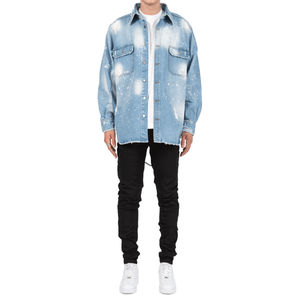 เสื้อเชิ้ตเดนิมแขนยาวคุณภาพดีที่สุด เสื้อเชิ้ตยีนส์ลำลองสำหรับผู้ชาย ผู้หญิง และเด็ก - Product Image 2