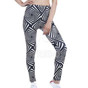Custom High Quality Fitness Yoga Pants Elastic Waist Solid <b>Pattern</b> High-Density Print Personalized Logo Yoga <b>Leggings</b> - Product Image 6