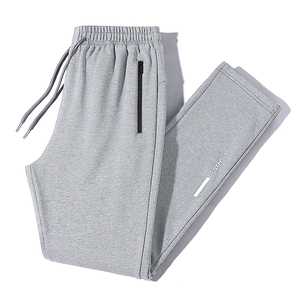 High Quality <b>Winter</b> Men's <b>Trousers</b> Customized Logo Lightweight Fleece Jogger Cotton Sweatpants Baggy Gym Pants - Product Image 5
