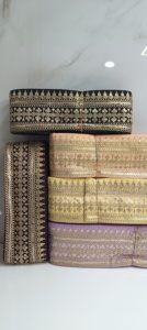 Adorno de encaje bordado elegante personalizable para vestidos, lencería y manualidades Tela de encaje de Estilo Vintage delicado - Product Image 4