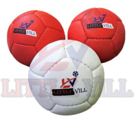 Balle de Boccia en Cuir Artificiel Blanc Cousue à la Main de Qualité Supérieure 278g pour Joueurs Paralympiques Intérieurs Sports Lvi B-1031 Personnalisée