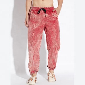 Pantalons de survêtement empilés pour hommes Fabrication ODM/OEM Vente en gros Personnalisation de l'impression de logo Pantalons de survêtement unis Jogging Pantalons de survêtement pour hommes - Product Image 1