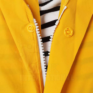 Chubasquero con capucha para hombre, ropa y mangas para exteriores, abrigo de lluvia cálido para invierno, marca privada - Product Image 4