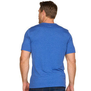 เสื้อยืดสีน้ำเงินคุณภาพสูง ผ้าฝ้าย 100% เสื้อยืดเปล่าขายส่งสำหรับผู้ชาย ไซส์ใหญ่ เสื้อยืดผู้ชายแบบสั่งทำ - Product Image 2