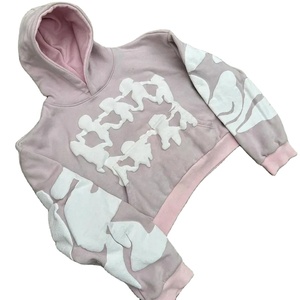 Sudadera con capucha extragrande y corta para hombre, con estampado 3D en relieve, estilo urbano, sudadera con capucha y sudadera para hombre - Product Image 6