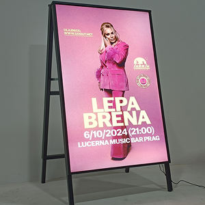 Exhibidor de Carteles Tipo A para Centros Comerciales, Exhibidor de Pie para Tiendas, Letrero de Acera Tipo A para Exteriores - Product Image 2