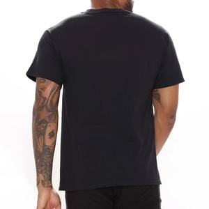 เสื้อยืดผ้าถักพิมพ์ลายดิจิทัลสำหรับผู้ชายเสื้อยืดออกแบบลายพิมพ์ลายเส้นใยไม้ไผ่แบบหนา - Product Image 5