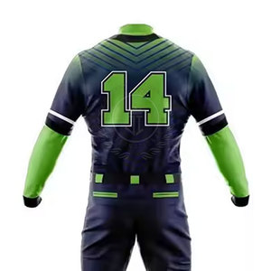 Uniformes de Béisbol Transpirables Personalizados de Alta Calidad, 100% Poliéster, Ropa de Equipo, Nueva Llegada - Product Image 5