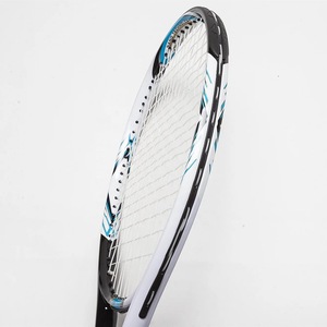 Carbon Fiber Tennis Overgrips Lightweight 27 Inch Diamond Shape High <b>Gloss</b> Black <b>White</b> for Adult Junior Training - Product Image 4