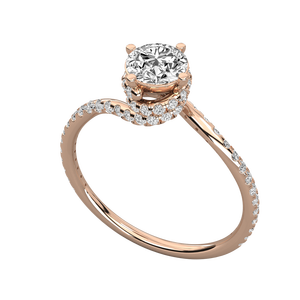 Anillo Solitario de Oro de 10K para Mujer con Diamante Cultivado en Laboratorio - Product Image 2
