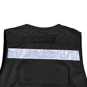 2024 personalizado mejor diseño de alta visibilidad cremallera frontal chaleco de seguridad reflectante medio transpirable chalecos de seguridad para hombres - Product Image 4