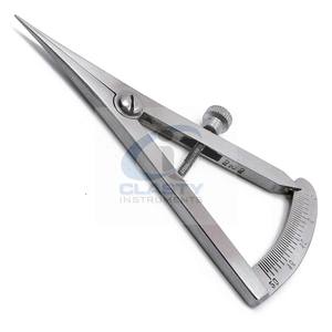 CASTROVIEJO CALIBRE MEDIDOR Y MARCADO DISPOSITIVO 20MM ESCALA GRADUADA ORTOPéDICA OFTÁLMICA QUIRÚRGICA PINZA MEDIDOR MÉDICO - Product Image 3