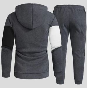 Unisex Casual 2-Piece Breathable Sweatsuit Long Sleeved Hoodie <b>Sweatpants</b> <b>Set</b> for Autumn Workout 100% Cotton Maternity Track - Product Image 2