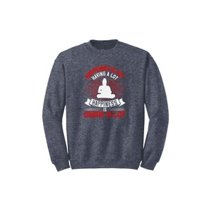 Sweat-shirt en coton mélangé Style décontracté Bouddha Thèmes Imprimer 12 Options de couleur 260-280 GSM Placement de conception personnalisable pour l'hiver - Product Image 4