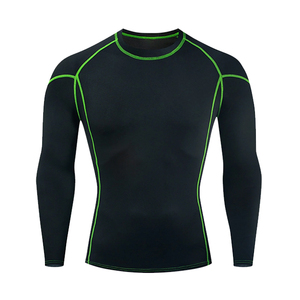 2025 diseño personalizado MMA Rashguard camisa de compresión de manga larga o corta Fitness Jiu Jitsu BJJ protección UV sublimada - Product Image 6