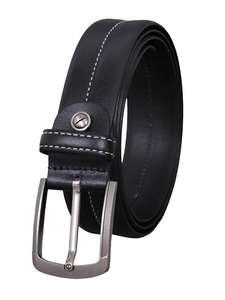 Cinturón de vestir para hombre de piel auténtica personalizada de talla grande con hebilla de alfiler Cinturón correa para hombre - Product Image 6