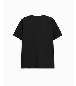 100% coton pour hommes pour polos avec motif de lettres T-shirts en tissu tricoté respirant à manches courtes - Product Image 6