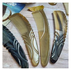Usine Viet Nam Produits populaires de haute qualité Peigne à cheveux en corne Peignes à poignée en corne de buffle Top produits faits à la main - Product Image 6