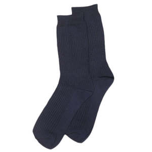 Men's <b>Socks</b> - Navy Blue - Product Image 1