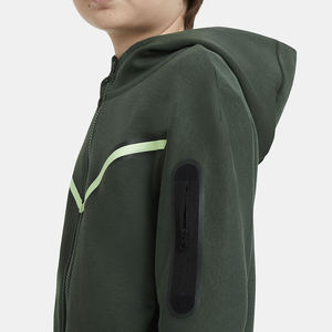 Sudaderas con Capucha para Niños, de Felpa Gruesa, con Cierre y Bordado, de Algodón Orgánico para Otoño, para Niños y Niñas, Precio de Fábrica - Product Image 3